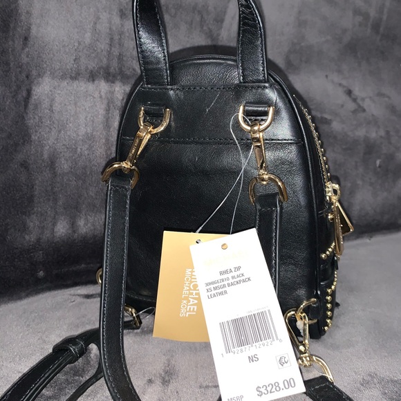 Black Michael Kors Backpack Purse - Picture 3 of 4